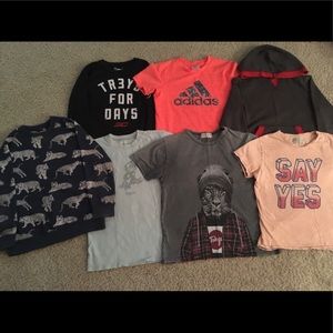Boys size 7 tops!